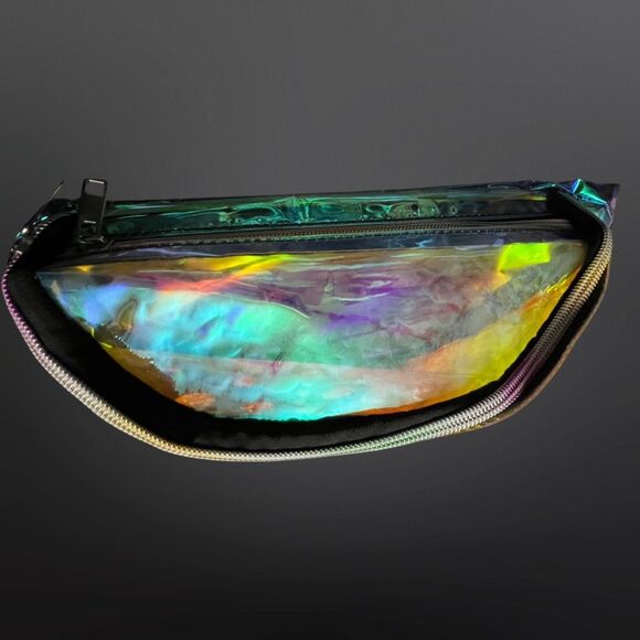 Bacardi Iridescent Semi Clear Rave Fanny Pack - Picture 2 of 4